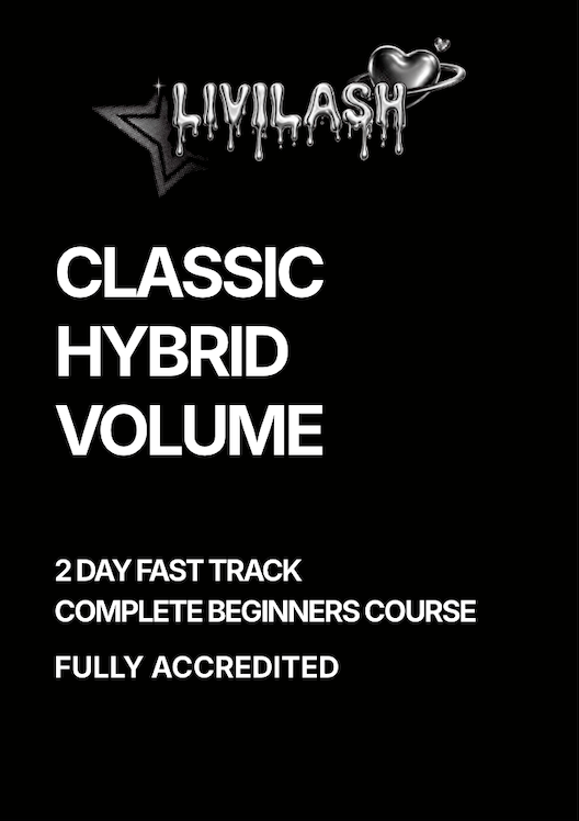 CLASSIC, HYBRID, VOLUME COMBINED BEGINNERS LASH COURSE